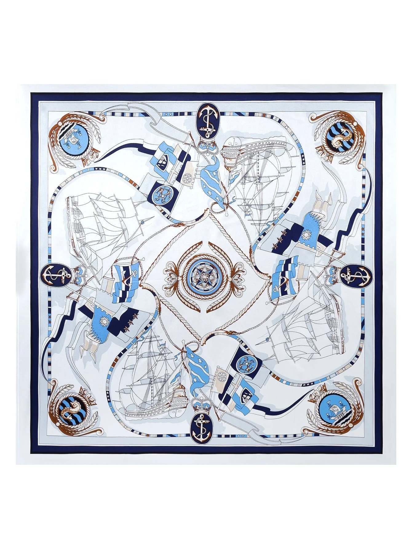 Foulard Châle Carré 100% Soie de Mûrier Imprimé 88*88cm - Image 16