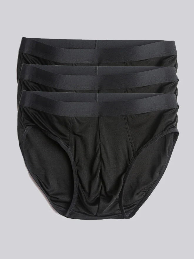 3-Pack Slips Homme en Soie Pure Respirante - Image 10