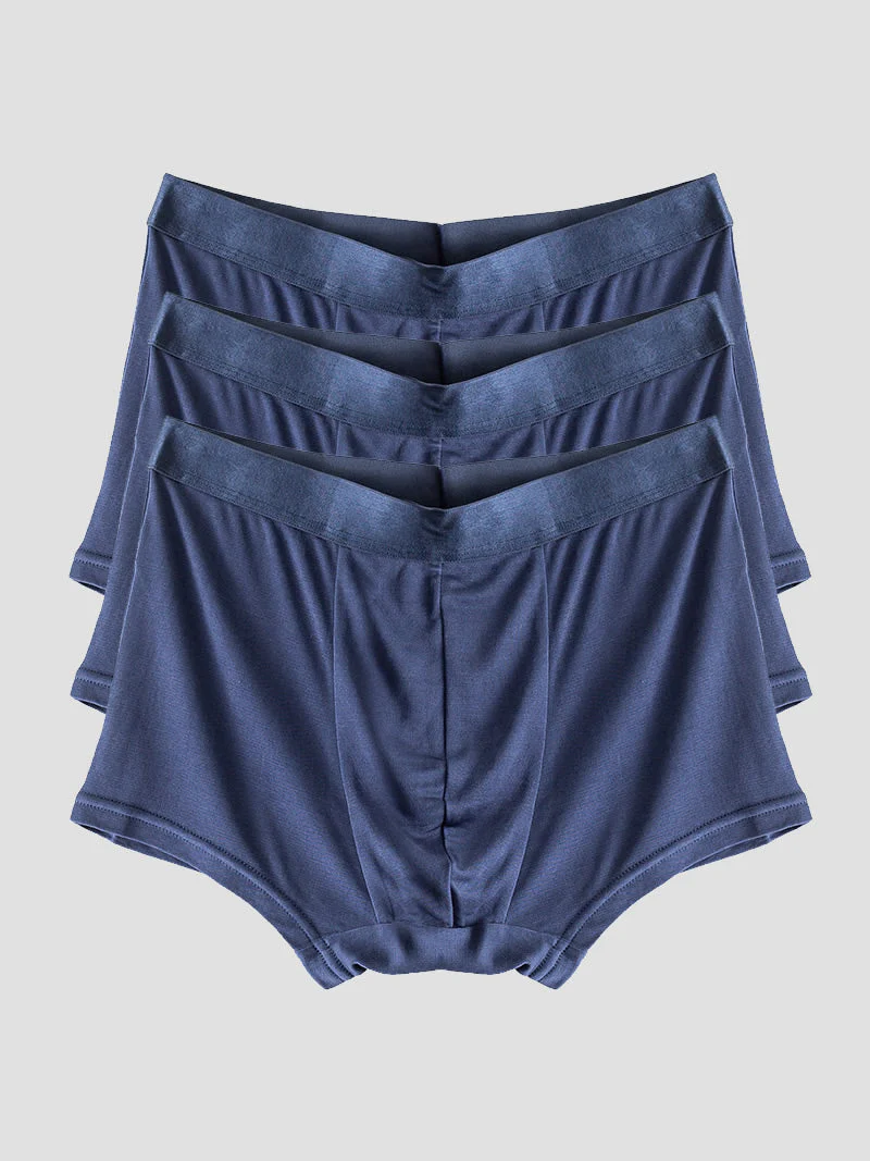 Lot de 3 Boxers Homme en Soie Pure - Image 5