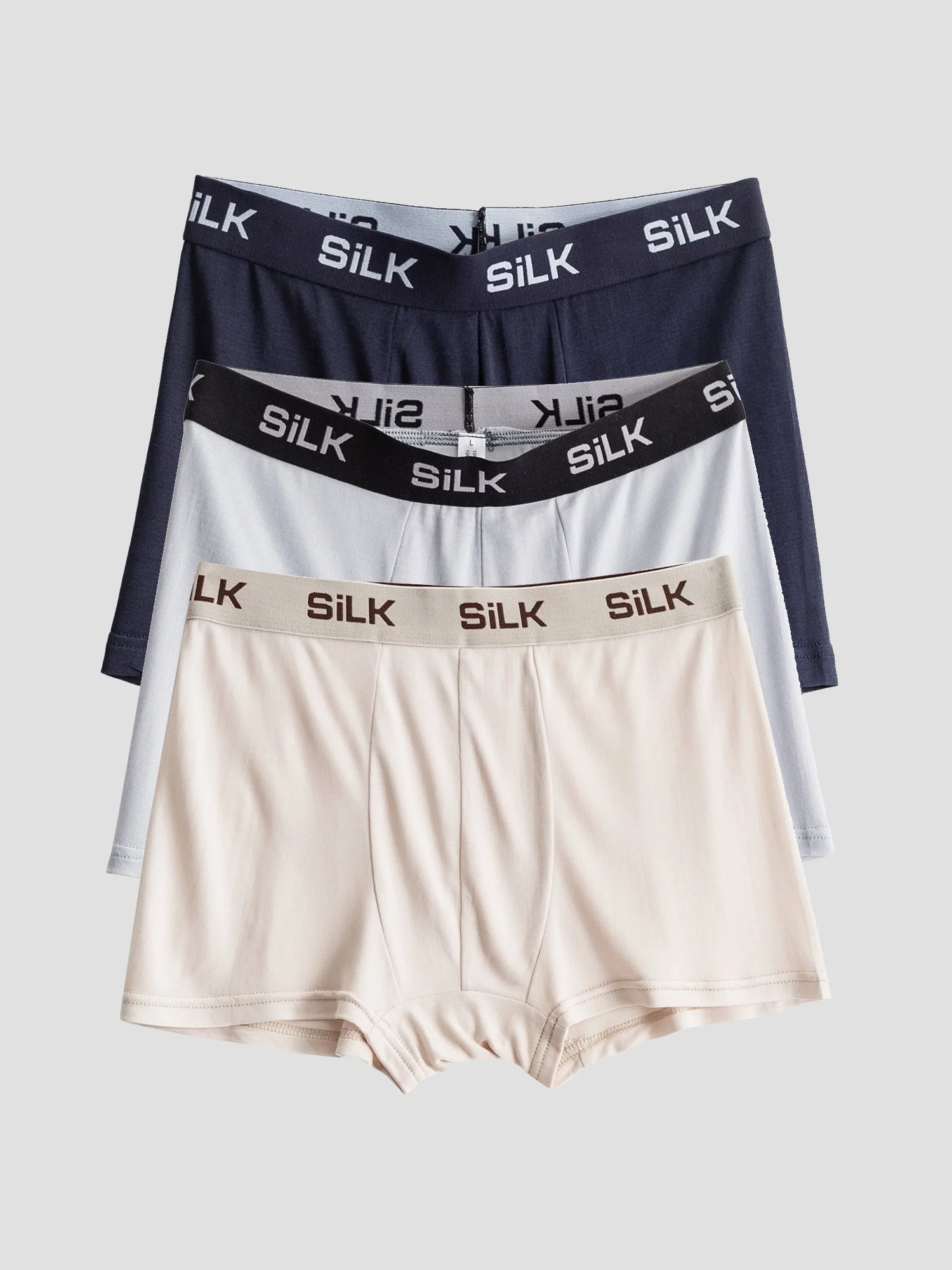 Lot de 3 Boxers Homme Ultra Doux Confortables en Soie Pure - Image 21