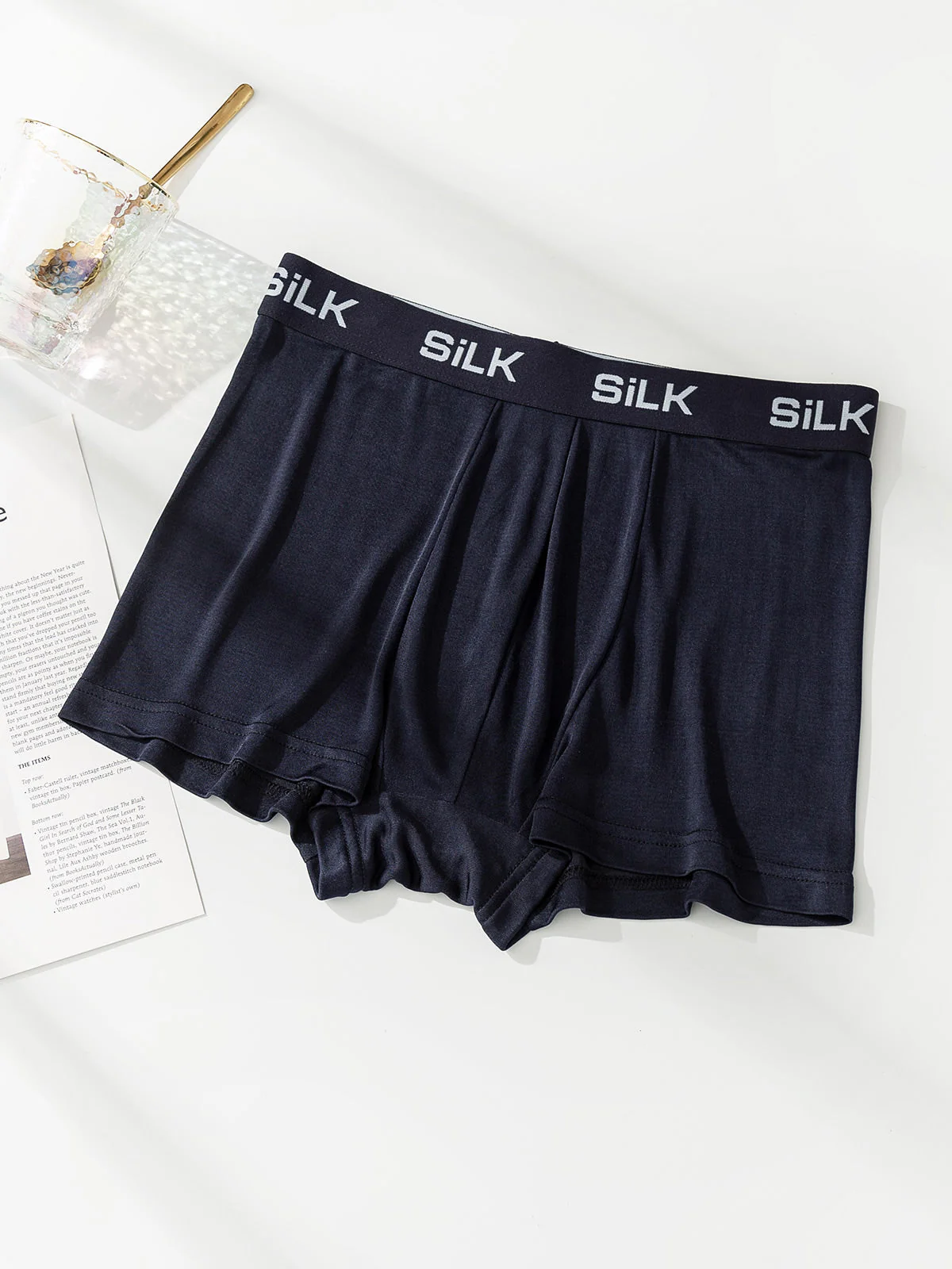 Lot de 3 Boxers Homme Ultra Doux Confortables en Soie Pure - Image 5