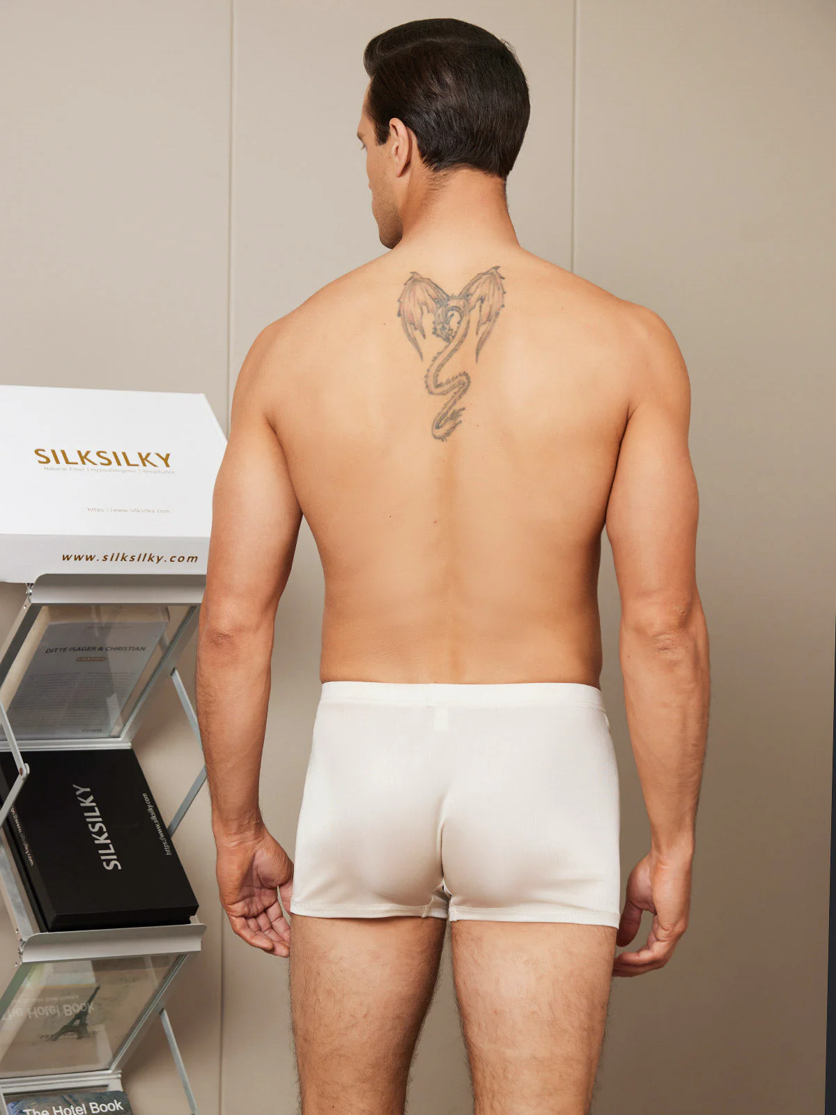 Caleçons Boxers Homme En Soie Pure - Image 18