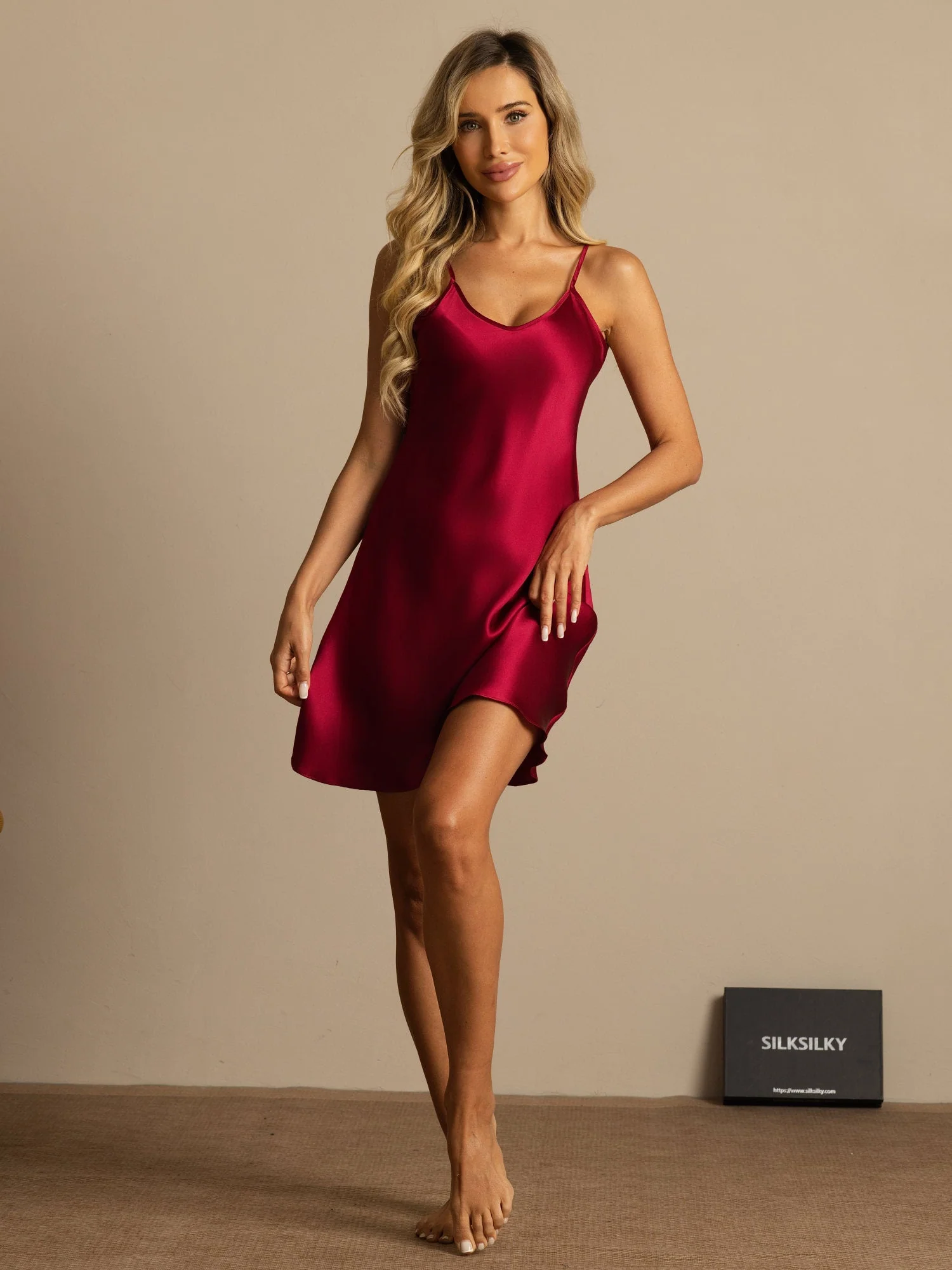 Chemise de Nuit Sexy en Soie Pure - Image 26
