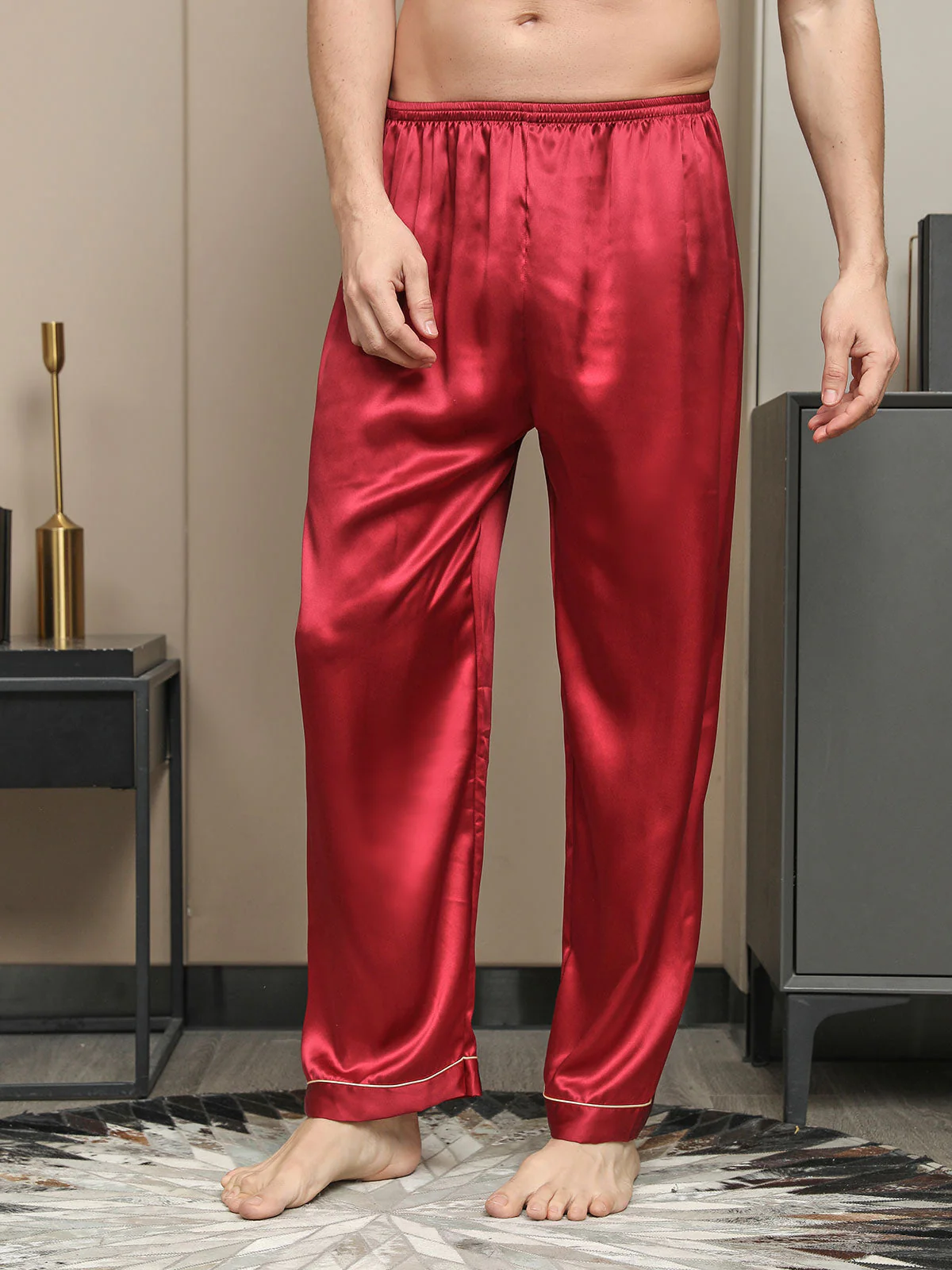 Pure Soie Décontracté Pantalon - Image 17