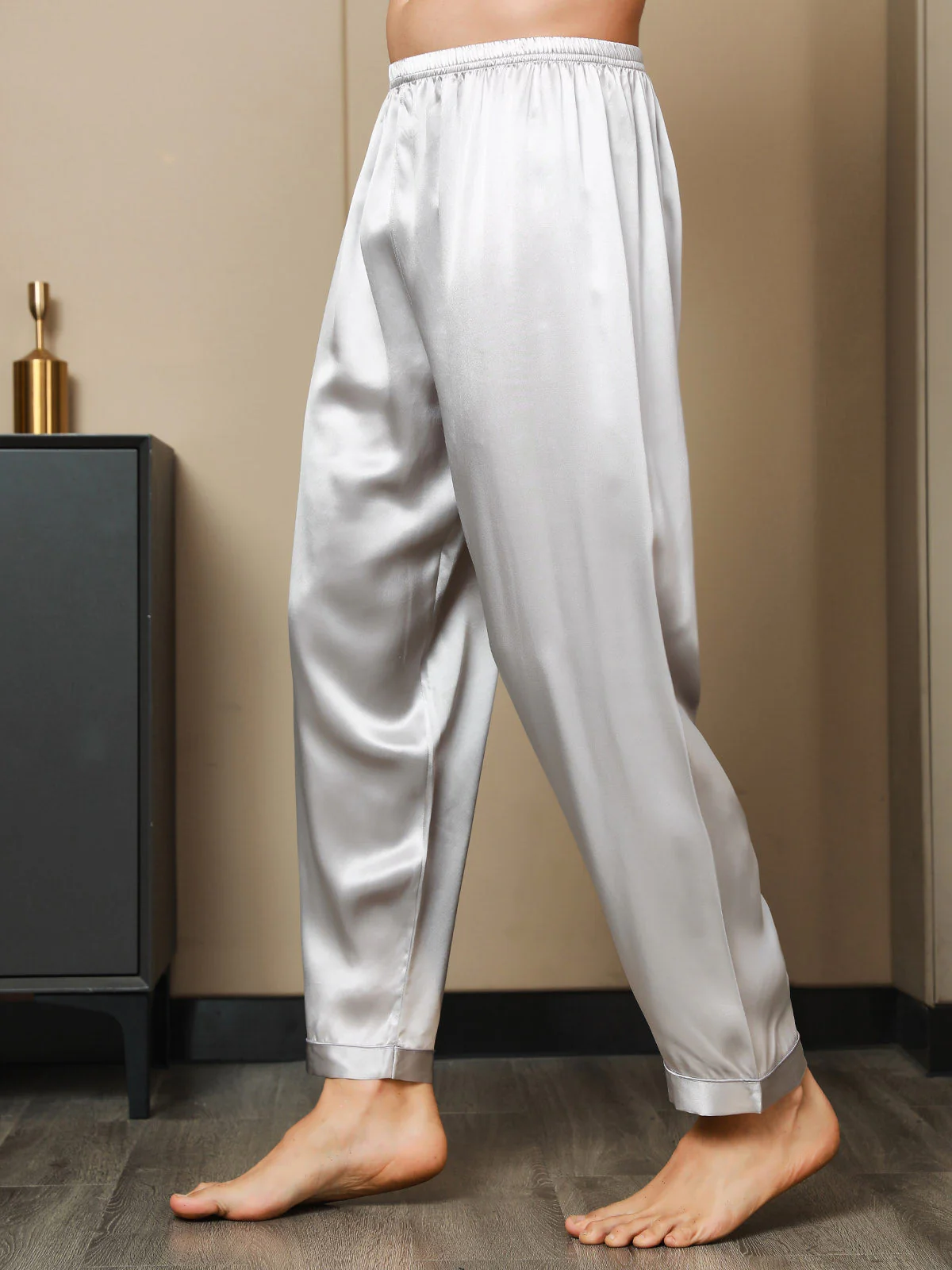 Pure Soie Décontracté Pantalon - Image 23