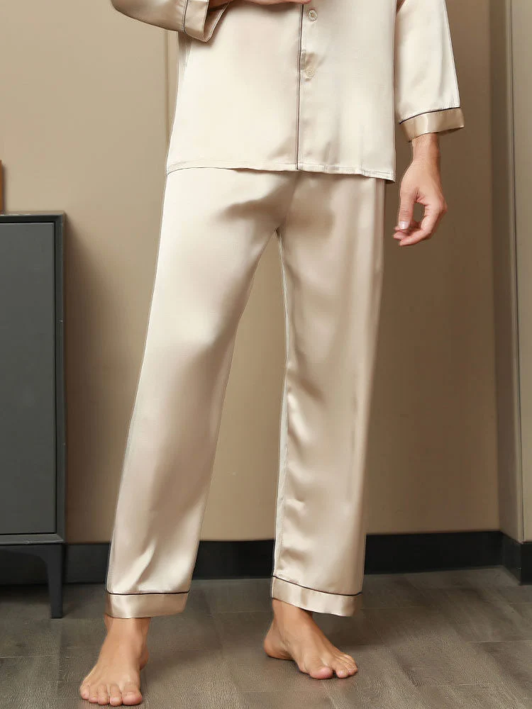 Pure Soie Décontracté Pantalon - Image 32