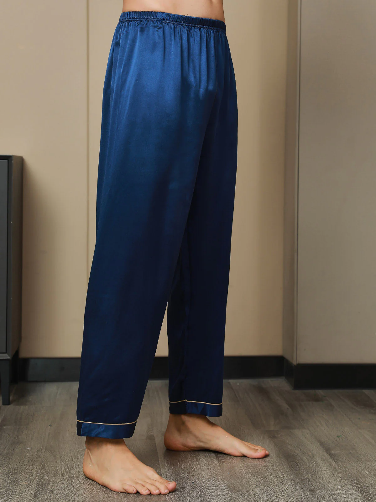 Pure Soie Décontracté Pantalon - Image 5