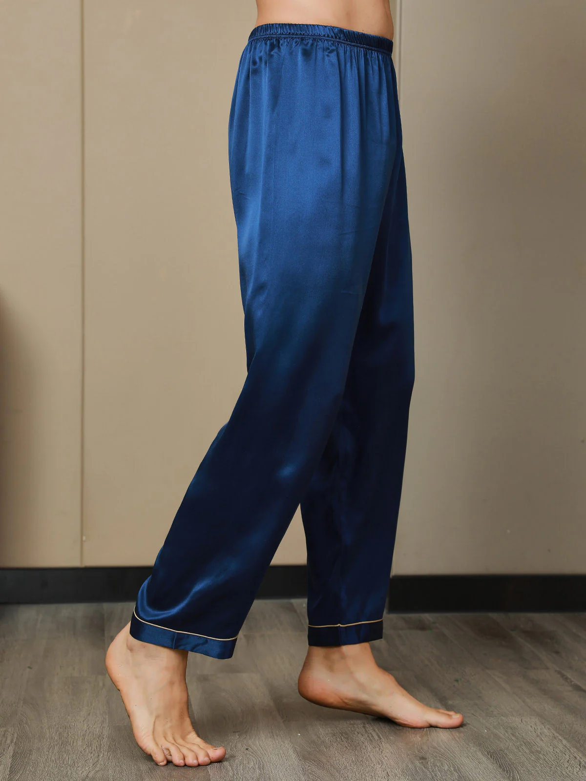Pure Soie Décontracté Pantalon - Image 6