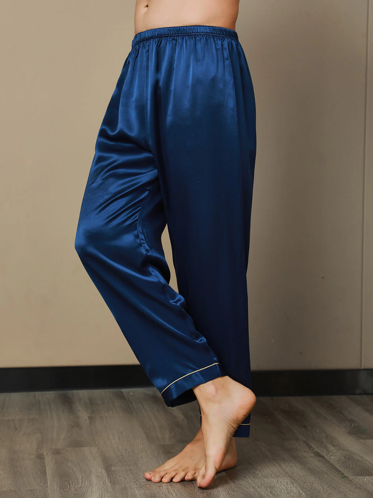 Pure Soie Décontracté Pantalon - Image 7