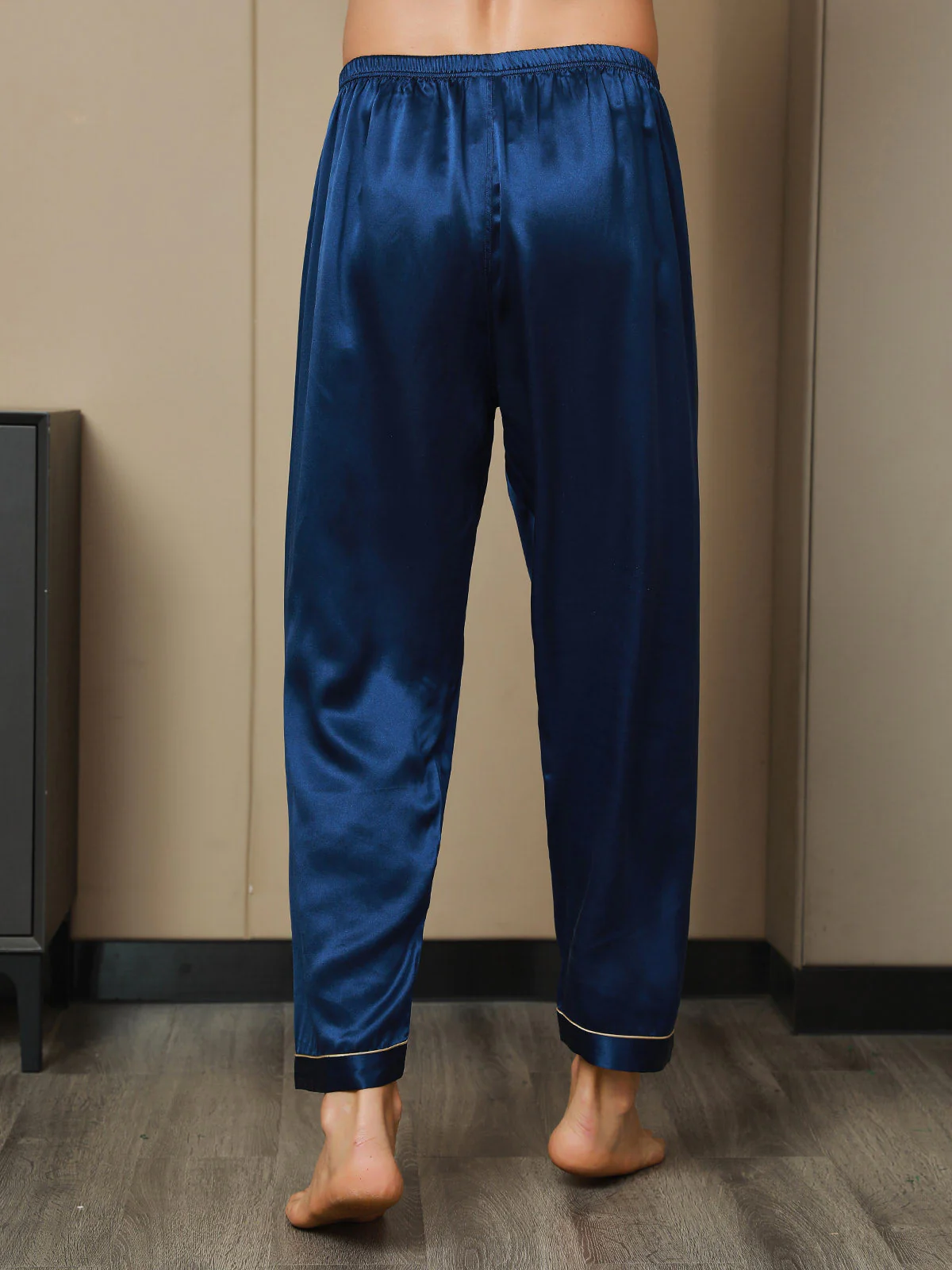 Pure Soie Décontracté Pantalon - Image 8