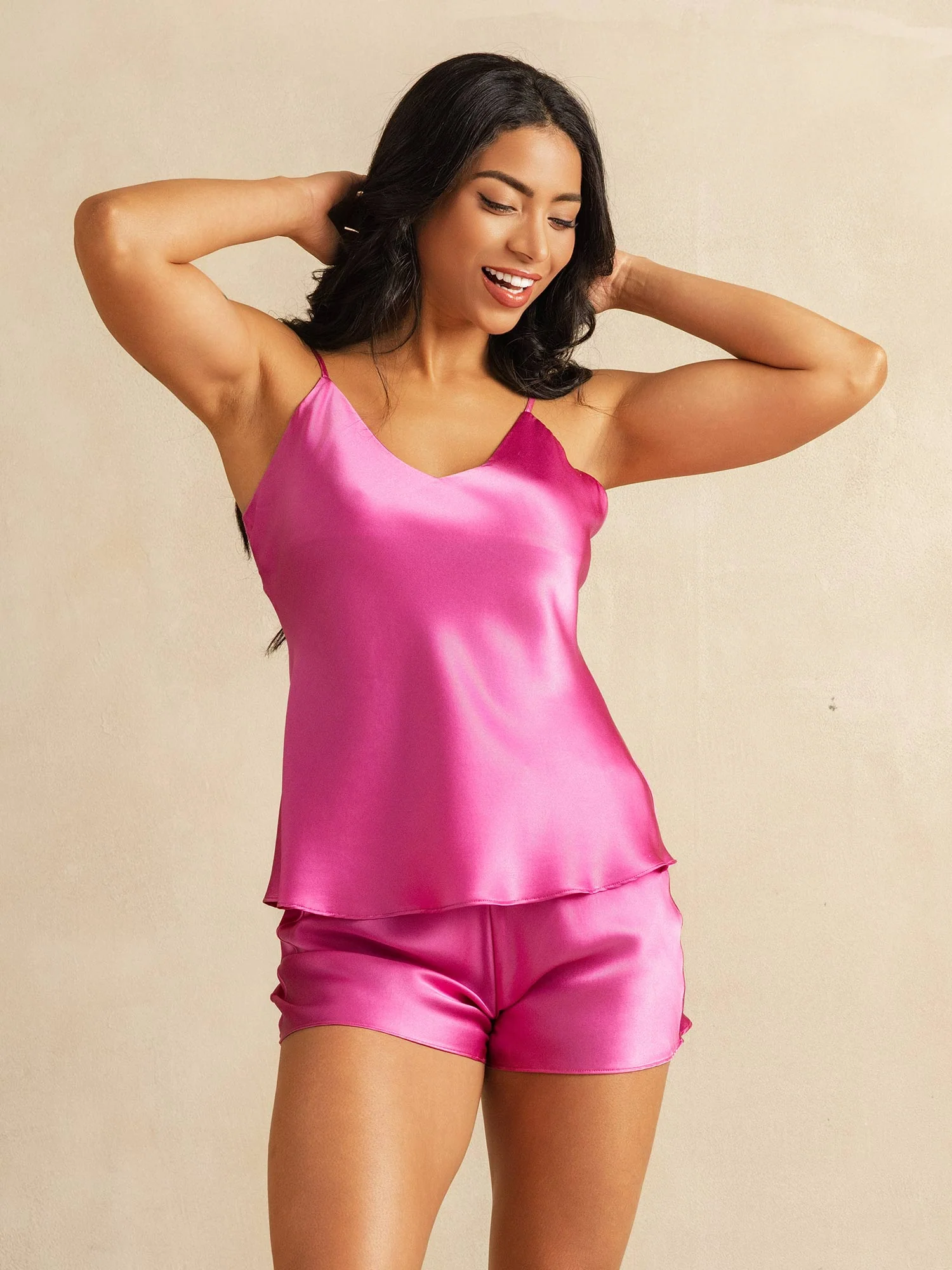 Ensemble de Camisole en Pure Soie à Bretelles Spaghetti - Image 103